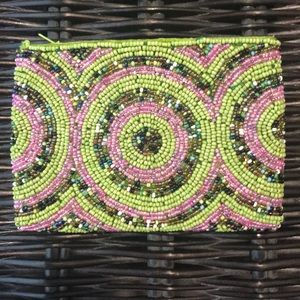 Beaded coin purse